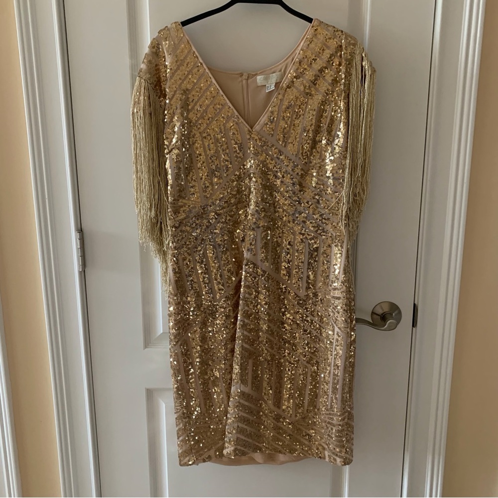 Forever 21 Gold Sequin Plus Size Dress